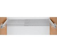 Porta pantaloni SERVETTO estensibile estraibile per armadio alluminio luc.traspa