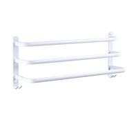 Porta pantofole da bagno, montaggio a parete, senza punzonatura, per WC, design a tre poli per una facile organizzazione