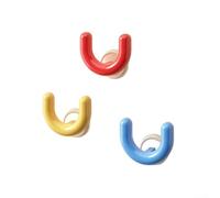 Porta pantofole da parete in plastica con forte presa sottovuoto per superfici lisce, tra cui piastrelle di ceramica e vetro (B)