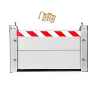 Porta Paratia Antiallagamento Garage Mobile Paratie Antiallagamento Riutilizzabile Barriera Antiallagamento Dotato Di Striscia Di Tenuta Barriera Anti Alluvione(L73cm)
