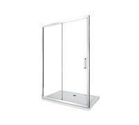 Porta Parete Doccia 105 cm 1 Anta Scorrevole in Cristallo Trasparente 6mm H190