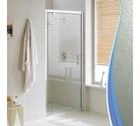 Porta Parete Doccia 75 cm 1 Anta Battente in Cristallo Opaco 6mm H198 Fosterberg Aalborg