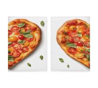 Porta passaporto a forma di cuore per pizza ultra sottile in pelle PU organizer per documenti da viaggio compatto premium internazionale per passaporto americano copertura per donne e uomini