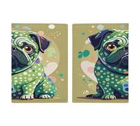 Porta passaporto a pois verde carlino ultra sottile in pelle PU organizer per documenti da viaggio compatto premium internazionale per passaporto americano custodia per donne uomini