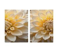 Porta passaporto bianco Dahlia ultra sottile in pelle PU organizer per documenti da viaggio compatto premium internazionale per passaporto statunitense per donne uomini