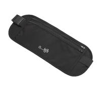 Porta passaporto casual comodo per nascondere i sacchetti in vita per viaggi sicuri in nylon portafoglio marsupio per varie occasioni accessorio da viaggio sicuro, Nero , Bellezza di massa