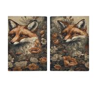 Porta passaporto con animali e fiori, ultra sottile, in pelle PU, organizer per documenti da viaggio, compatto, premium, internazionale, per donne e uomini