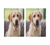 Porta passaporto con cane labrador carino portafoglio personalizzato per passaporto per donne uomini porta documenti da viaggio organizer