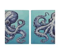 Porta passaporto con design a polipo, ultra sottile, in pelle PU, organizer per documenti da viaggio, compatto, premium internazionale, per donne e uomini