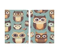 Porta passaporto con gufo cartone animato animale carino ultra sottile PU pelle organizer per documenti da viaggio compatto premium internazionale per passaporto americano copertura per donne uomini