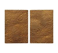 Porta passaporto con motivo dorato, ultra sottile, in pelle PU, organizer per documenti da viaggio, compatto, premium internazionale, per donne e uomini