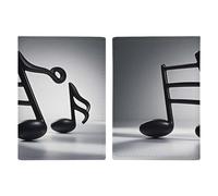 Porta passaporto con note musicali bianche e nere ultra sottili in pelle PU organizer per documenti da viaggio compatto premium internazionale per passaporto statunitense per donne e uomini