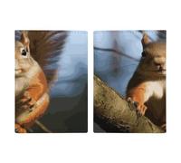 Porta passaporto con scoiattolo divertente animale ultra sottile in pelle PU organizer per documenti da viaggio compatto premium internazionale per passaporto americano custodia per donne uomini