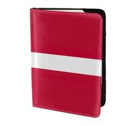 Porta passaporto con stampa bandiera danese per viaggio Must Have, custodia per passaporto per accessori da viaggio per donne e uomini, Nero, One Size