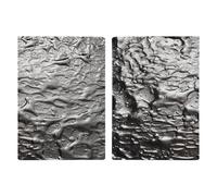 Porta passaporto con texture argentata, ultra sottile, in pelle PU, organizer compatto premium internazionale per passaporto, per donne e uomini