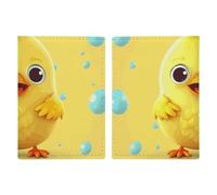 Porta passaporto da viaggio a forma di pollo, con scomparti per carte di credito e carta d'imbarco, organizer per documenti d'identità e documenti di famiglia, 20 x 13 cm