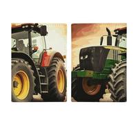 Porta passaporto da viaggio a tema trattore, con scomparti per carte di credito e carta d'imbarco, porta passaporti, carte di credito