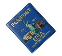 Porta passaporto da viaggio, resistente ai graffi, custodia protettiva compatta per viaggi, amici, figlio, moglie, uomini, nonno, donne, marito, figlia, papà, famiglia, B, Refer to description, Unisex