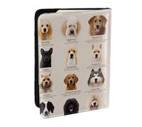 Porta passaporto di razza canina per viaggi, custodia RFID per passaporto, portafoglio in pelle PU, custodia per passaporto carino per donne e uomini