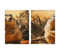 Porta passaporto disegnato a mano Marmotta Ultra Sottile PU Pelle Organizzatore Documenti da Viaggio Compatto Premium Internazionale US Protezione Passaporto Cover per Donne Uomini