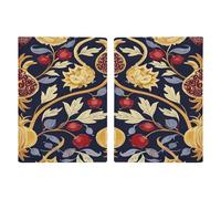 Porta passaporto disegnato a mano melograno ultra sottile in pelle PU organizer per documenti da viaggio compatto premium internazionale per passaporto americano copertura per donne uomini