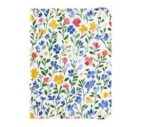 Porta passaporto e carte di vaccino con piccoli fiori blu e bianchi, organizer combinato per documenti di viaggio, porta passaporto, con slot per carte di vaccino, per uomini e donne, impermeabile
