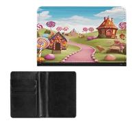 Porta passaporto Elegance Candy Land_76682316 Custodia per passaporto da viaggio sottile per donne e uomini, stile, taglia unica, protezione passaporto