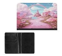 Porta passaporto Elegance Candy Land stampa passaporto custodia sottile viaggio passaporto portafoglio per donne uomini, stile, taglia unica, protezione passaporto
