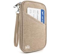 Porta passaporto famiglia RFID da viaggio organizer per documenti da donna impermeabile portafoglio passaporto uomo custodia portatile per carte, carta d'imbarco, carta d'identità, denaro, biglietti