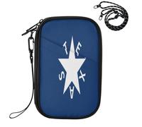 porta passaporto impermeabile per il viaggio per il viaggio De Zavala Flag
