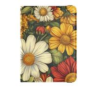 Porta passaporto in pelle colorata primaverile di bellezza per le donne portadocumenti da viaggio organizer per carte da viaggio custodia per passaporto per uomo impermeabile, bellissimo fiore