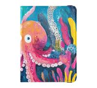 Porta passaporto in pelle con animali marini, porta passaporto, organizer per documenti, accessori leggeri, animale marino, 1 size