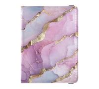 Porta passaporto in pelle rosa argento marmo per viaggio custodia passaporto di grande capacità per gli uomini viaggio accessori must have