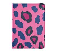 Porta passaporto in pelle stampa leopardo pesca per viaggi per viaggi Documenti di viaggio Organizer Protector Documenti Organizer Holder Accessori per gli uomini Ultra Slim