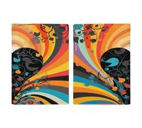 Porta passaporto in vetro colorato fantasia ultra sottile PU organizer per documenti da viaggio compatto premium internazionale US passaporto Protector copertura per donne uomini