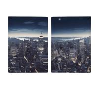 Porta passaporto New York City ultra sottile in pelle PU organizer per documenti da viaggio compatto premium internazionale per passaporto americano copertura per donne e uomini