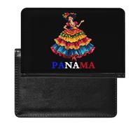 Porta passaporto panamense Heritage and Pride per uomo e donna in pelle PU custodia passaporto portafoglio da viaggio