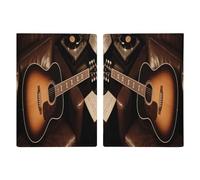 Porta passaporto per chitarra musicale per passaporto da viaggio, organizer per documenti di viaggio, porta carte di credito, copertina per passaporto