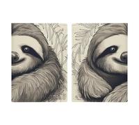 Porta passaporto per oggetti essenziali da viaggio, motivo bradipo My Spirit, estetico e carino, custodia per passaporto per donne e uomini