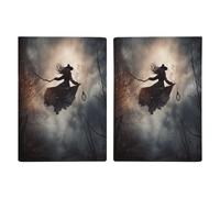 Porta passaporto per volo strega ultra sottile in pelle PU organizer per documenti da viaggio compatto premium internazionale per passaporto americano copertura per donne uomini