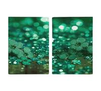 Porta passaporto verde scintillante a molla ultra sottile in pelle PU organizer per documenti da viaggio compatto premium internazionale per passaporto americano copertura per donne uomini