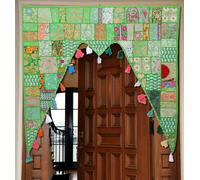 Porta patchwork indiana fatta a mano Toran Banjara finestra Valance zingara r...
