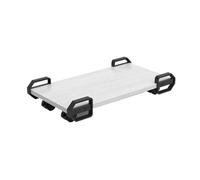 Porta PC Fisso Supporto for PC da pavimento, supporto a torre for con 4 ruote girevoli, rack di stoccaggio mobile for CPU for custodia for gioco tappeto Supporto PC Fisso(Bianco)