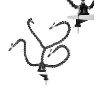 Porta PCB stabile degli strumenti di terza mano con terminale regolabile e base non slittata, fissazione a più angolo per precisione | Banch da lavoro fai -da -te, stazione di saldatura, costruzione i