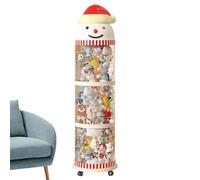 Porta Peluche - Torre Espositiva Peluche Compatta Gabbia Secchio | Organizzatore Per Giocattoli Con Ruote - Per Camera Dei Bambini Sala Giochi Casa Asilo Soggiorno