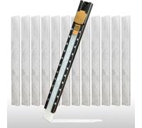 Porta penne in pietra ollare con 20 ricariche piatte per saldatori che richiedono prestazioni di marcatura costanti su metallo (A)