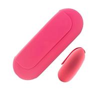 Porta pennelli da trucco da viaggio, organizer per strumenti di trucco, porta pennelli per il viso, borsa in silicone, borsa per trucco, borsa per pennelli da trucco, organizer per trucco, Rosa