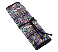 Porta pennelli Roll Up Brush Bag Case Artist Paint Brush Roll Canvas Pouch per acrilico Acquerello Oil Draw Pen Brush