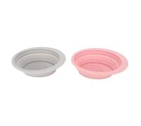 Porta-pennelli trucco, 2 pezzi, in silicone, per la pulizia dei pennelli trucco, spazzola pieghevole per il trucco, spugna trucco