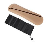 PORTA PENNELLO TRUCCO ALLA MODA IN SILICONE DI GRANDE CAPACITÀ DAL DESIGN ERGONOMICO MARRONE